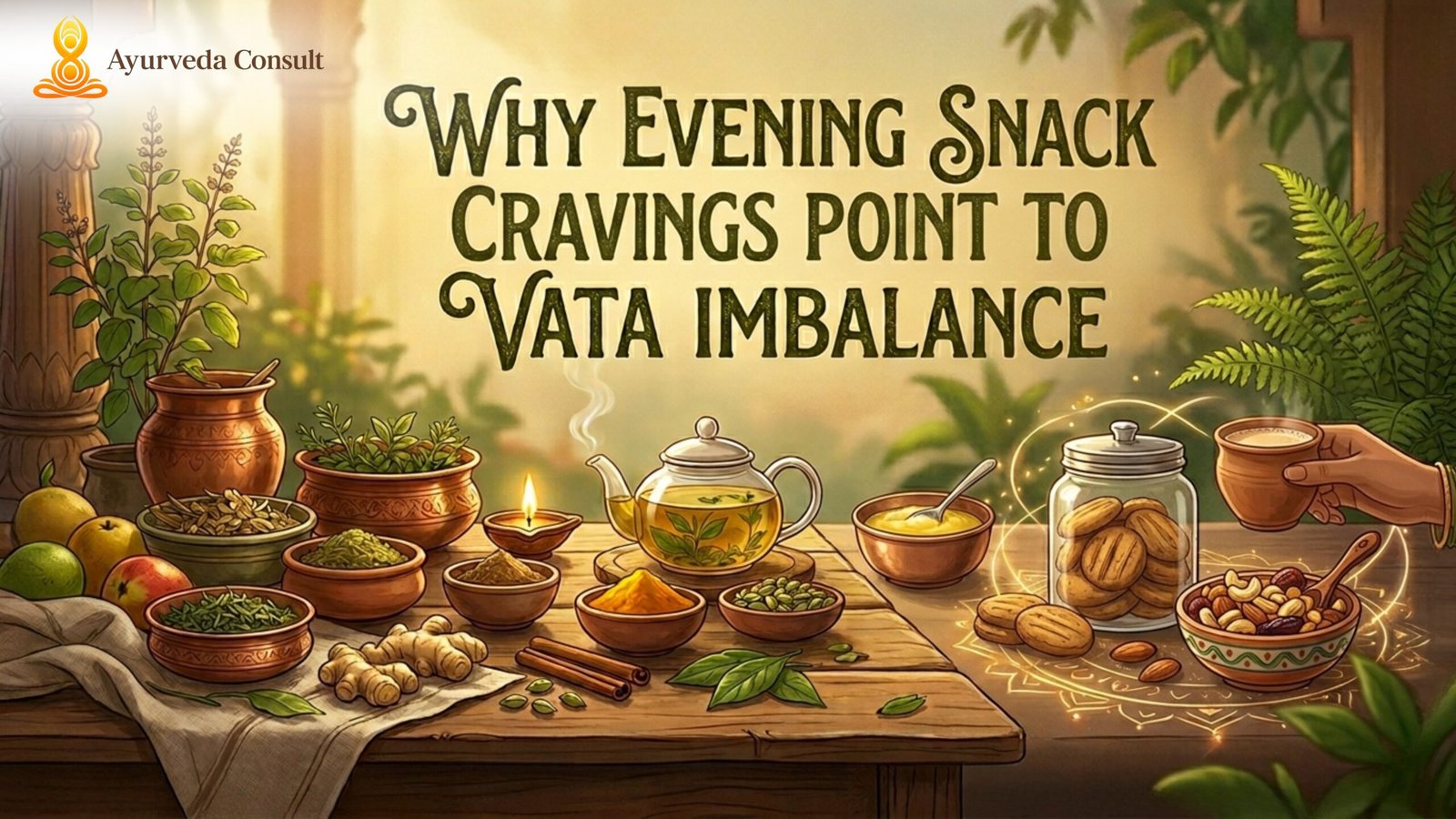 Evening snack cravings Vata imbalance